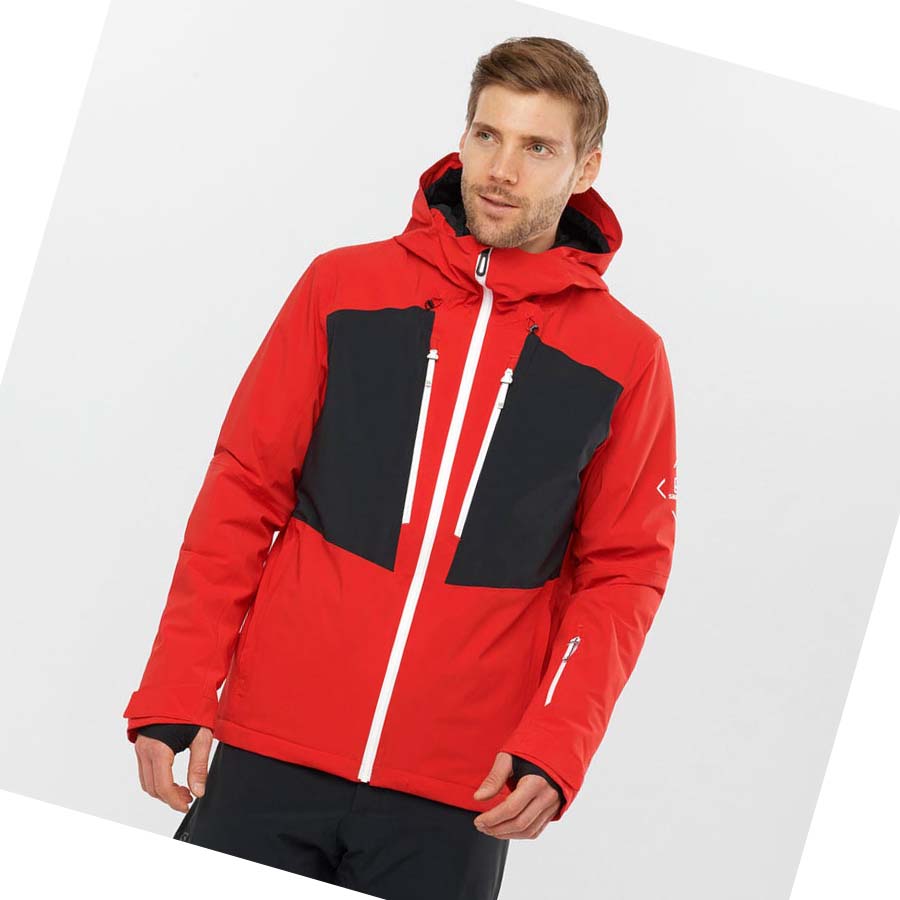 Chaquetas Salomon HIGHLAND INSULATED Hombre Rojos | MX 3294HAP